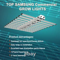 800w Spider Samsung Led Grow Lumière 10bar Commercial Lampe Médicale Remplacer Fluence