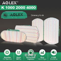 Aglex 1000w 2000w 4000w Led Grow Light Full Spectrum Pour La Fleur De Veg Des Plantes À L'intérieur