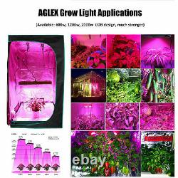 Aglex 1200w Cob Led Grow Light Full Spectrum Indoor Plants Veg Flower Bloom
