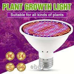 Ampoule de croissance à spectre complet 300LED Grow Light pour plantes d'intérieur Fleurs Veg Growing