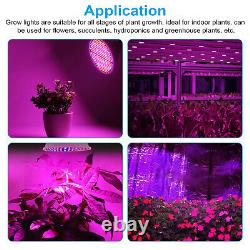 Ampoule de croissance à spectre complet 300LED Grow Light pour plantes d'intérieur Fleurs Veg Growing