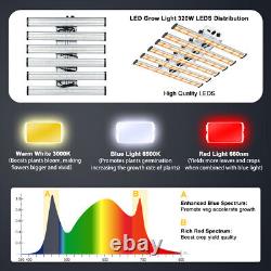 BAR-4000W Spider 6Bars Avec Des Lampes De Culture Commerciales LED Samsung Full Spectrum