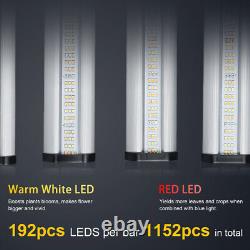 BAR-4000W Spider 6Bars Avec Des Lampes De Culture Commerciales LED Samsung Full Spectrum