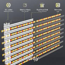 Barre de croissance LED Spider 6500W dimmable pour plantes commerciales Lampe intérieure pour fleurs et légumes