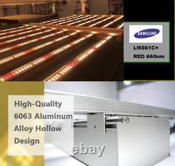 Barre lumineuse de culture Samsungled 800W 640W à spectre complet pour plantes d'intérieur Veg Bloom IR