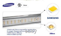 Barre lumineuse de culture Samsungled 800W 640W à spectre complet pour plantes d'intérieur Veg Bloom IR