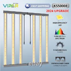 Barre lumineuse de culture à LED VIPARSPECTRA KS5000E Full Spectrum pour la croissance en intérieur de légumes et fleurs