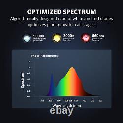 Barre lumineuse de culture à LED VIPARSPECTRA KS5000E Full Spectrum pour la croissance en intérieur de légumes et fleurs