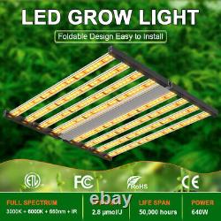 Barre lumineuse de culture commerciale Samsung LED Full Spectrum 640W pour plantes d'intérieur fleurissent
