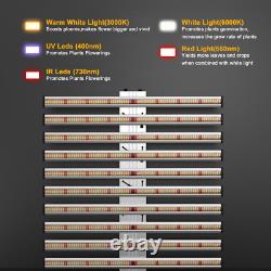 Barre lumineuse de culture pour araignées BAR-8000W Samsung LED Full Spectrum Hydroponique Intérieur Veg