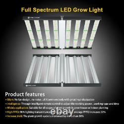 Barres de lumière de culture LED Phlizon 1000W spectre complet CO2 pour plantes commerciales Veg Flower
