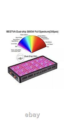 Bestva DC Series 3000 Watt Led Grow Light Full Spectrum Veg & Bloom