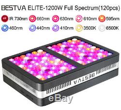 Bestva Réflecteur 1200w Full Spectrum Hydro Led Grow Light Avec Veg Bloom Commutateur