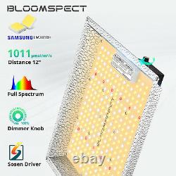 Bloomspect Sl1000 Led Grow Light Full Spectrum Pour Les Plantes Intérieures Veg Bloom Ir