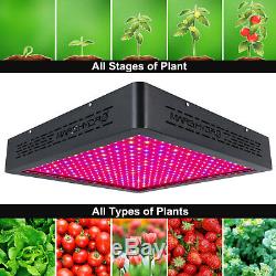 Cadeau Light + Mars Hydro 1600w Led Grow Light Full Spectrum Indoor Plant Veg Bloom
