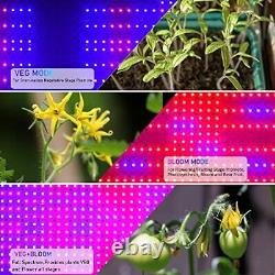 Couverture Led Grow Light 3x3ft Avec Les Modes Bloom Et Veg, Mise À Jour Smd 1200w
