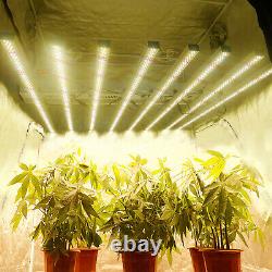 Dimmable Led Grow Light 640w 8bars Pour La Couverture De Fleurs De Légumes De Plantes À L'intérieur 5' X 5