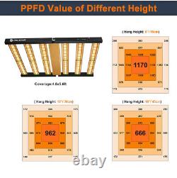 Éclairage de croissance LED Spider 730W Full Spectrum Samsung Tout Plante Commercial Veg Flower