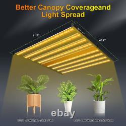 Éclairage de croissance de barre LED pliable pour plantes d'intérieur Veg Flower de 1000W