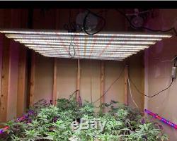 Ensemble De 10 800w Led Grow Light Bar Strips Spectre Complet Plantes D'intérieur Veg Fleurs