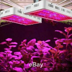 Ensemble De 2 2500w Led Grow Light Full Spectrum Pour Tous D'intérieur Plante Veg Lampe Fleur