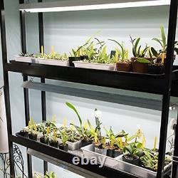 Integrated Dual T8 4FT LED Grow Light for Indoor Plants, Microgreens, Veg & <br/> 
	Lumière de croissance LED intégrée double T8 4FT pour plantes d'intérieur, micro-pousses, légumes &