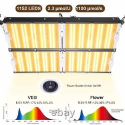 Kit de culture à LED de 4000W avec 1152PCS de lumières LED, lampe de croissance à spectre complet pour légumes et floraison.