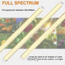 Lampe de croissance LED 4FT T8 40W à spectre complet pour plantes d'intérieur en croissance