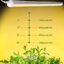 Lampe de croissance LED 4FT T8 40W à spectre complet pour plantes d'intérieur en croissance