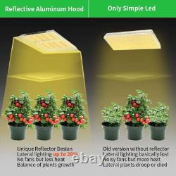 Lampe de culture à LED 3000W Full Spectrum pour plantes d'intérieur en phase végétative et floraison hydroponique.