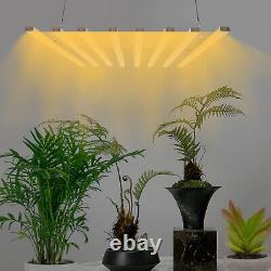 Lampe de culture à spectre complet 6x6 pi pour plantes d'intérieur - Barres LED suspendues pour la croissance des légumes