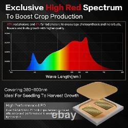 Lampes de culture LED 360W Spectre complet pour serre légumes BLOOM Lampe de croissance de plantes Graines