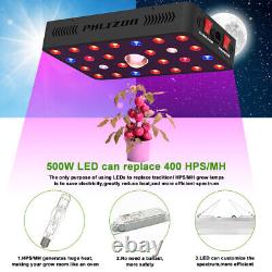 Led Grow Lights 500w Cree Cob Sunlike Full Spectrum Avec Veg & Bloom Pour Les Médecins