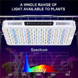 Lumière de croissance 2000W 672LED Full Spectrum pour plantes d'intérieur, fleurs et légumes