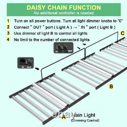 Lumière de croissance LED 1000W 6x6ft 3465pcs Diodes Barre de croissance Spectre complet pour VEG intérieur