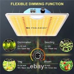 Lumière de croissance LED 1000W Full Spectrum Hydroponique pour plantes d'intérieur Veg Flower Samsung IR