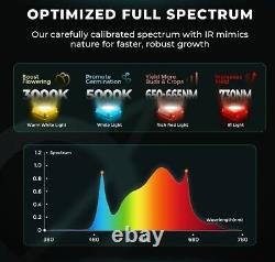 Lumière de croissance LED Full Spectrum Hydroponique Intérieur pour Plantes de Légumes et Fleurs 640W 1000W