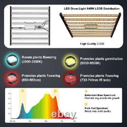 Lumière de croissance LED PHLIZON 640W spectre complet Barre de bande intérieure commerciale pour fleurs