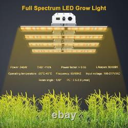 Lumière de croissance LED PHLIZON FD4500 pour plantes d'intérieur Veg Bloom Flower Full Spectrum Hydroponics