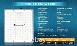 Lumière de croissance LED Phlizon 1000W Sunlike Samsung pour plantes médicales d'intérieur Veg Flower