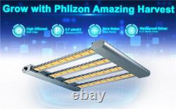 Lumière de croissance LED Phlizon 2000W Pro 4x4ft à spectre complet pour plantes commerciales d'intérieur