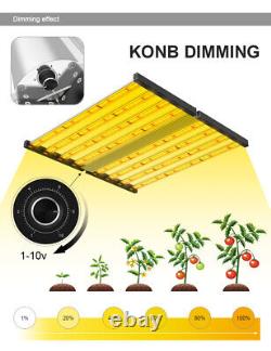 Lumière de croissance LED Spider 640W Full Spectrum Hydroponique Intérieur Veg Flower UV IR Kit