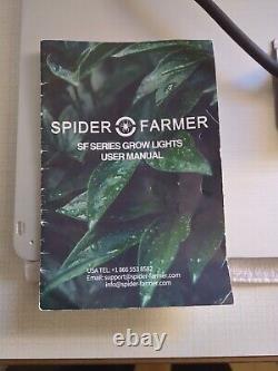 Lumière de croissance LED Spider Farmer SF-2000 Veg & Bloom avec interrupteur de variation