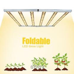 Lumière de croissance LED à spectre complet de 640W, 6 barres, Linkable pour semis de légumes hydroponiques