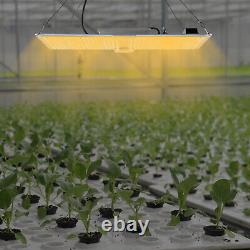 Lumière de croissance LED intérieure 220W pour plantes hydroponiques Veg Flower Grow Panel de 23,62 pouces