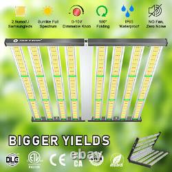 Lumière de croissance LED pliable Phlizon 1000W Sunlike Full Spectrum pour plantes d'intérieur Veg Bloom
