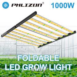 Lumière de croissance PHLIZON 1000With640W Lampe de culture pliable avec LED SAMSUNG Hydroponique intérieur