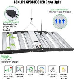 Lumière de croissance à LED Sonlipo SPC6500 650W Full Spectrum pour plantes d'intérieur Veg Bloom IR
