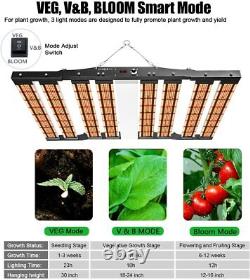 Lumière de croissance à LED Sonlipo SPC6500 650W Full Spectrum pour plantes d'intérieur Veg Bloom IR