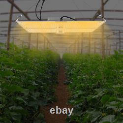 Lumière de croissance à LED à spectre complet pour plantes d'intérieur Veg Bloom 450W Lampe de plantation IP65